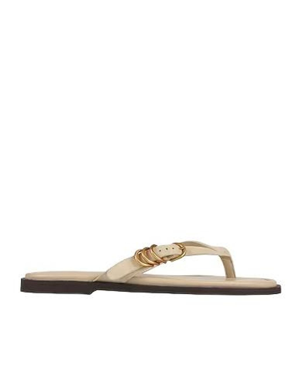 Rag & Bone White Minimalist Flip Flops