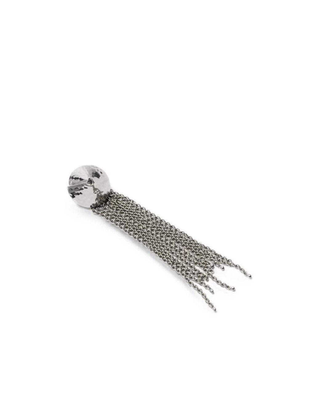 Lemaire White Tassel Brooch