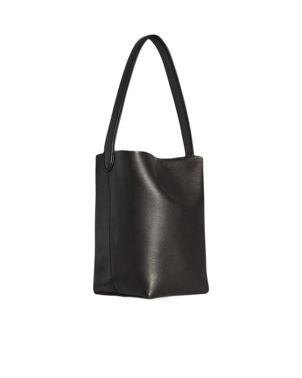 The Row Black Small N/S Park Tote Bag