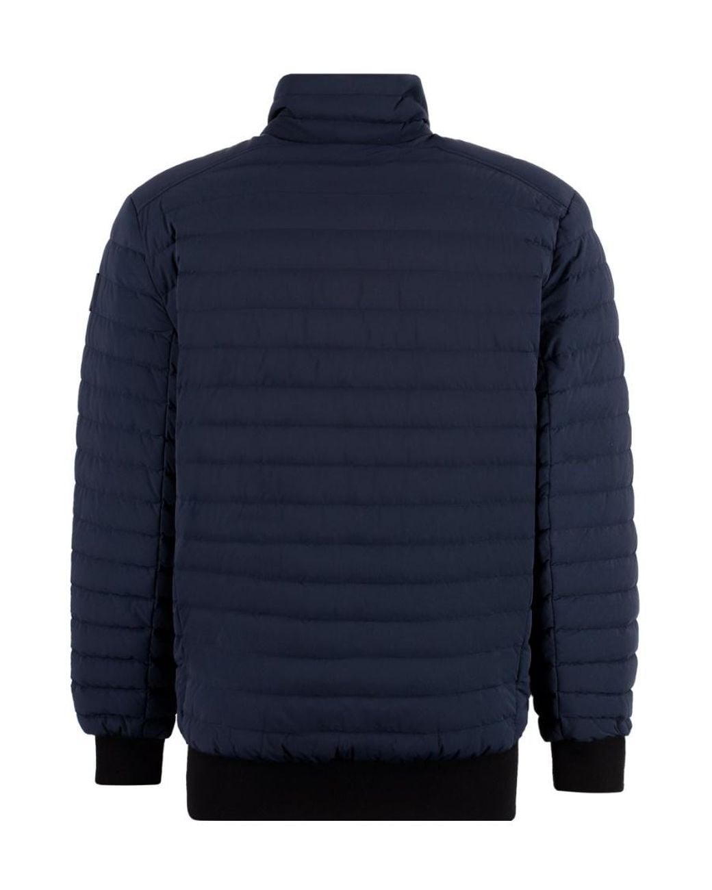 Moose Knuckles Blue Keap Padded Bomber Jacket for men