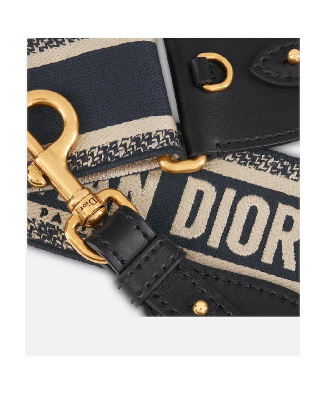 Dior Multicolor Adjustable Shoulder Strap With Ring