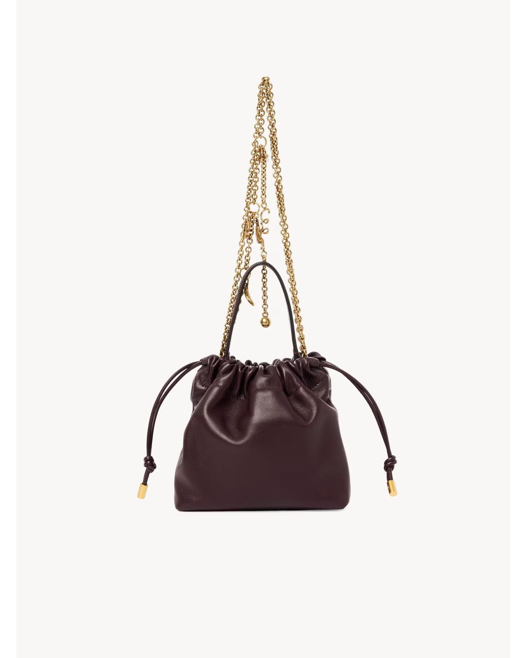 Chloé Brown Chloé Icons Mini Shoulder Bag