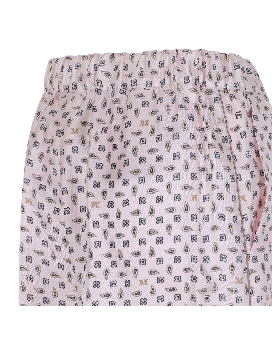 Max Mara Pink Vischio All-Over Printed Trousers