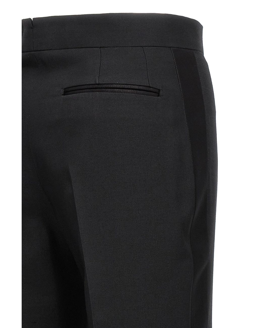 Tom Ford Black High-Waist Straight-Leg Trousers