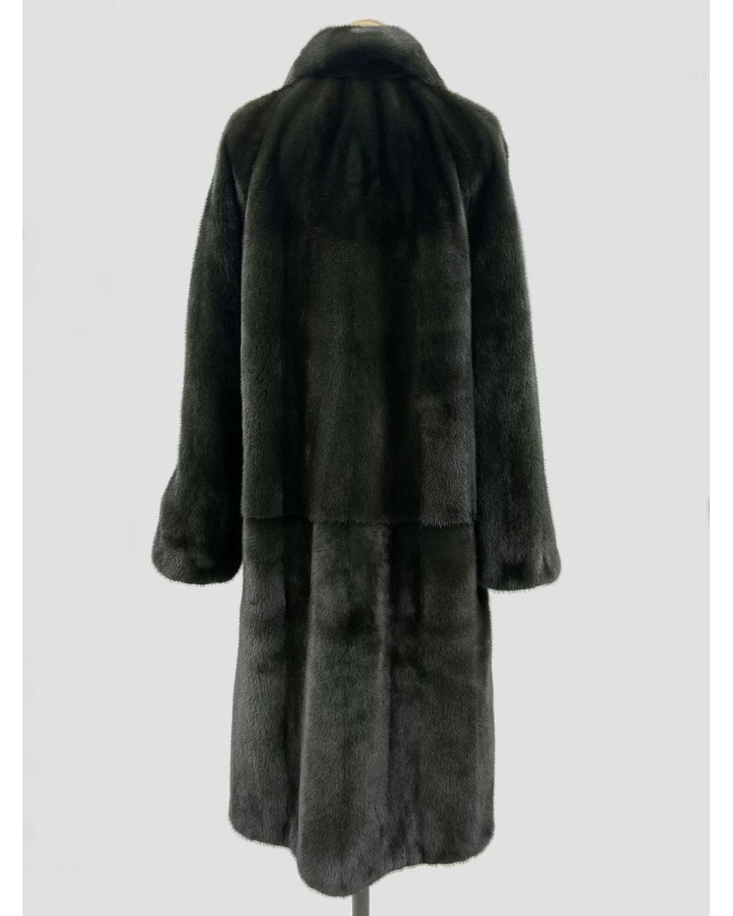 Yves Salomon Black Long-Sleeved Coat