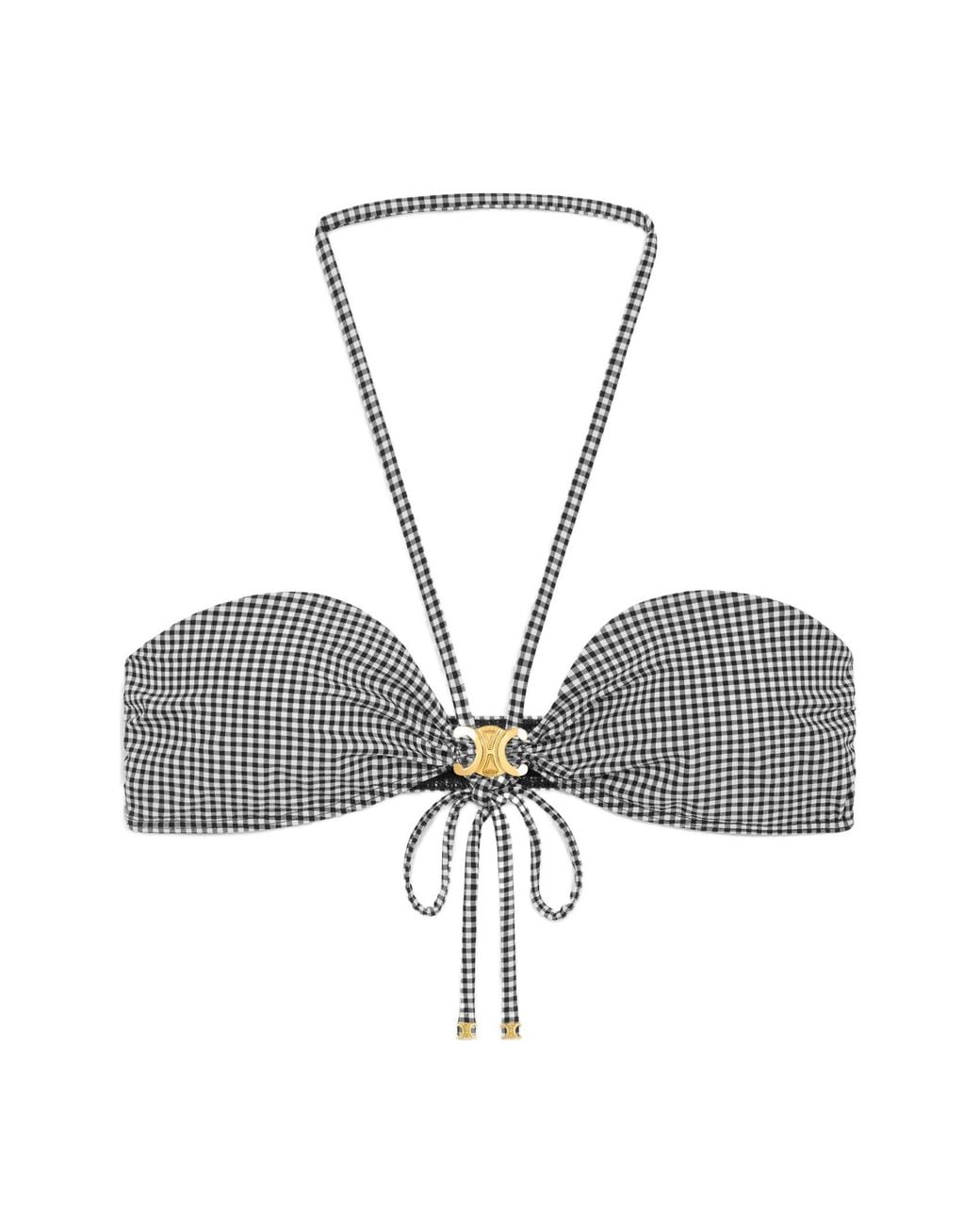 Céline Metallic Triomphe Balconette Top