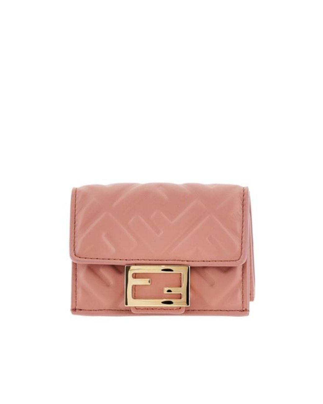 Fendi Pink Logo 70% Discount Wallet