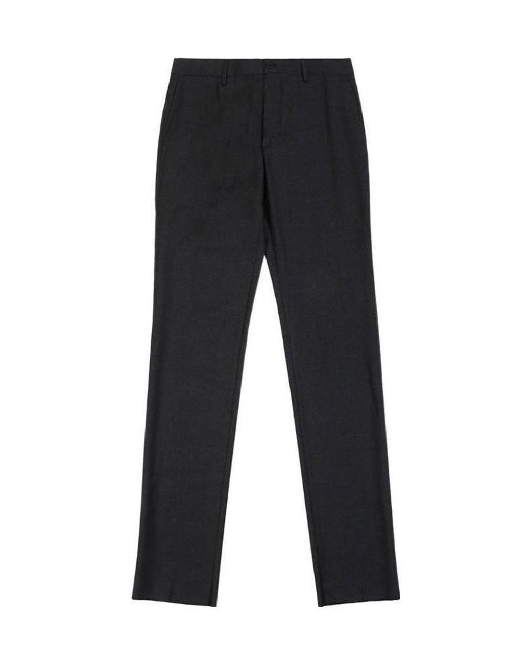 Ferragamo Black Straight Casual Pants for men