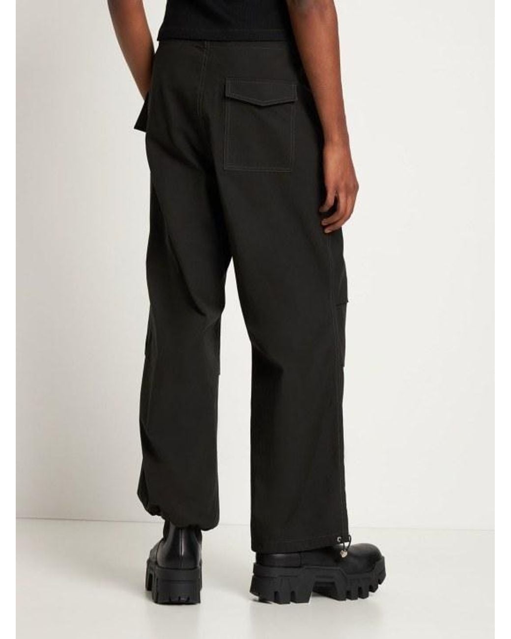 Dion Lee Black Workwear Casual Pants for men