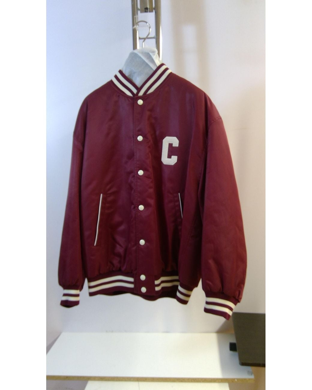 Céline Red Varsity Jacket