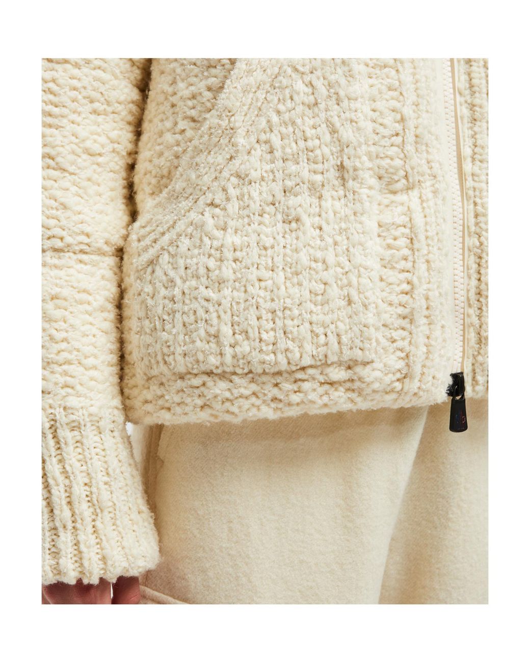 Moncler Natural Grenoble Serfaus Short Down Jacket