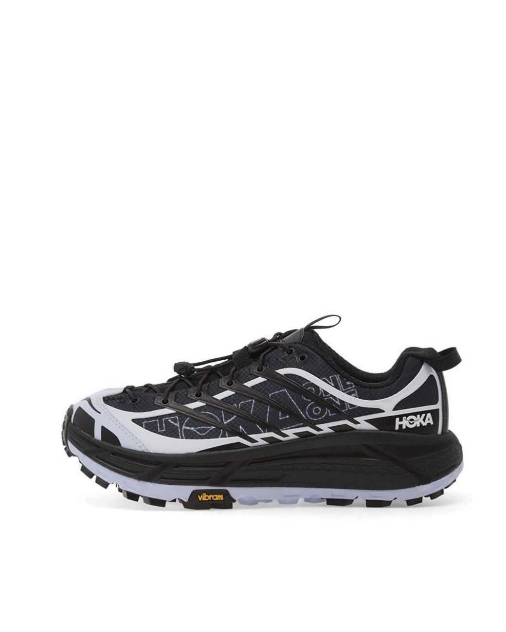 Hoka One One Black Mafate Three2 Lace-Up Sneakers for men