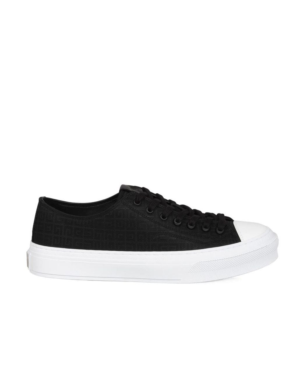 Givenchy Black City Low Lace-Up Sneakers for men