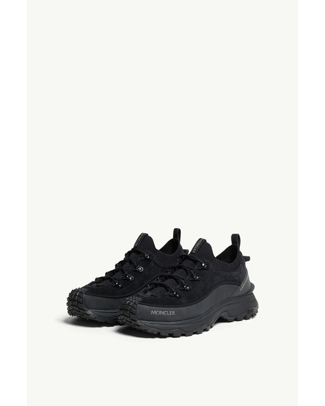 Moncler Black Moncler Trailgrip Lite3 Nubuck & Suede Sneakers