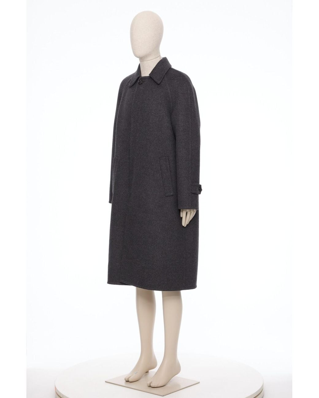 Valentino Blue Button Detailed Long Coat for men