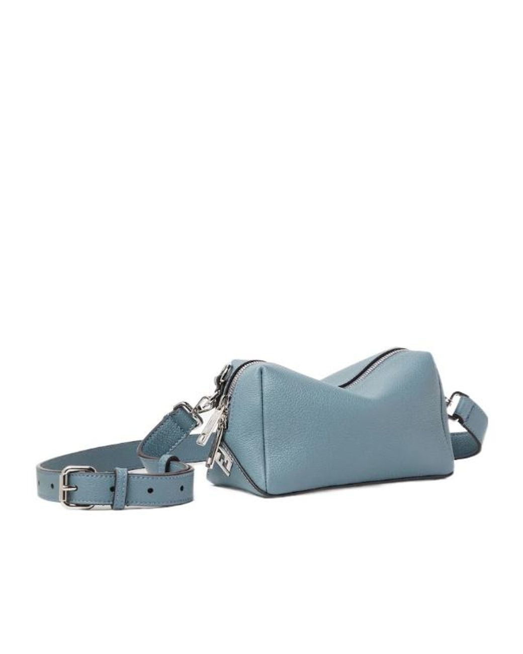 Fendi Blue Lui Small Mercury Leather Bag for men