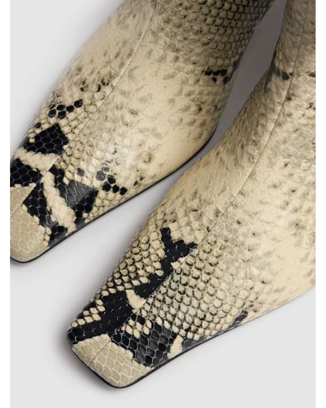 Khaite Natural Ona High Heel Boots