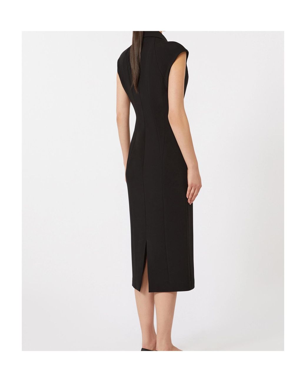 Max Mara Black Studio Mstalga Midi Dress