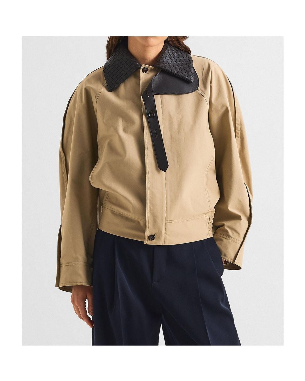 Bottega Veneta Brown Softshell Jacket