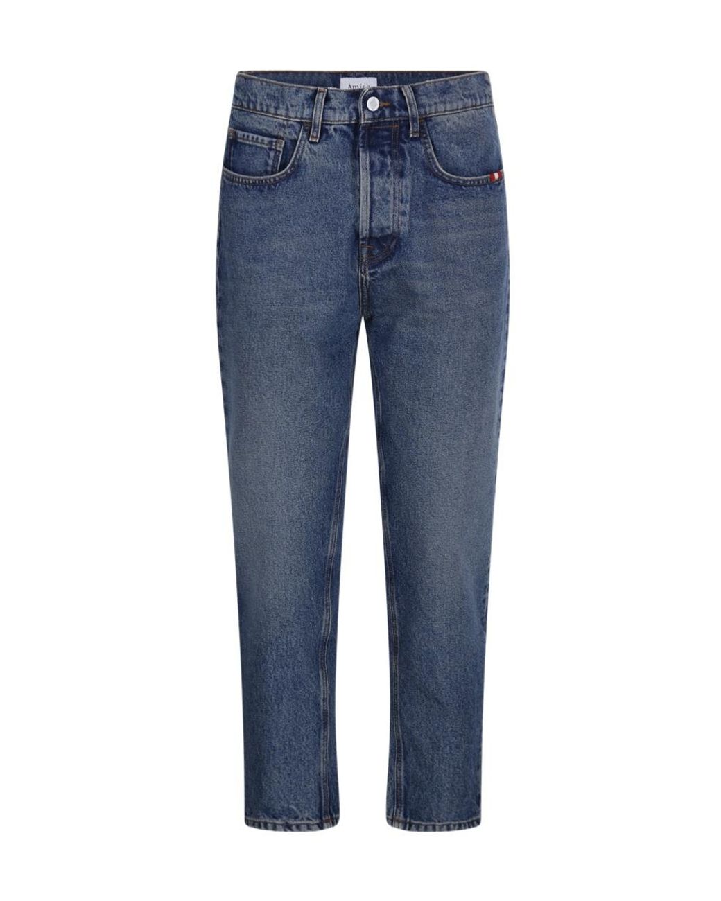 AMISH Blue Straight-Leg Jeans for men