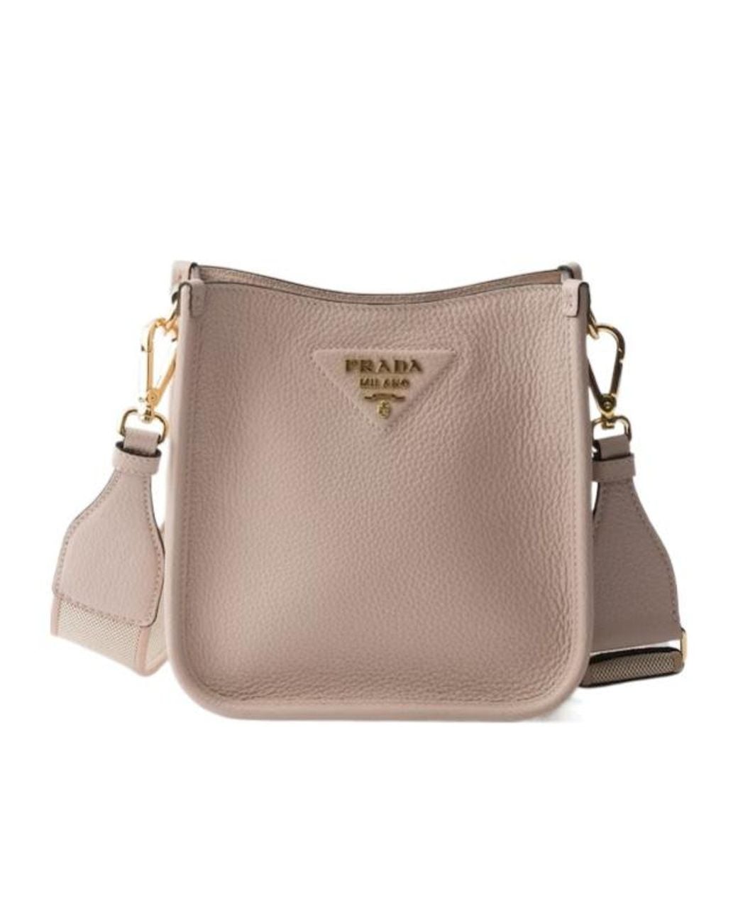 Prada Natural Mini Leather Shoulder Bag