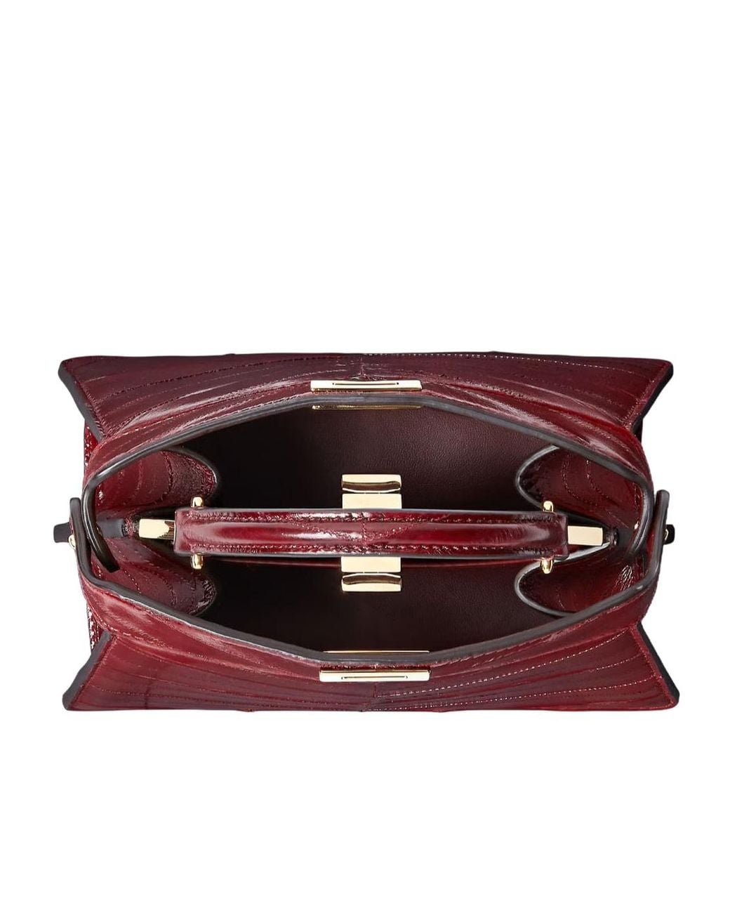 Fendi Red Peekaboo Iseeu Petite Tote Bag