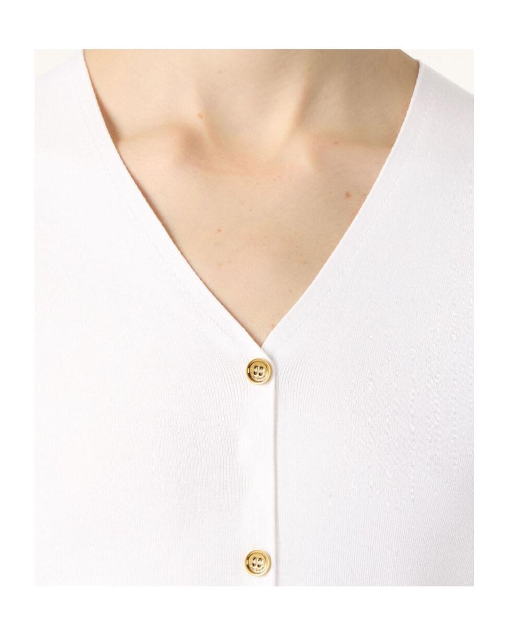 Loro Piana White Siena Cardigan