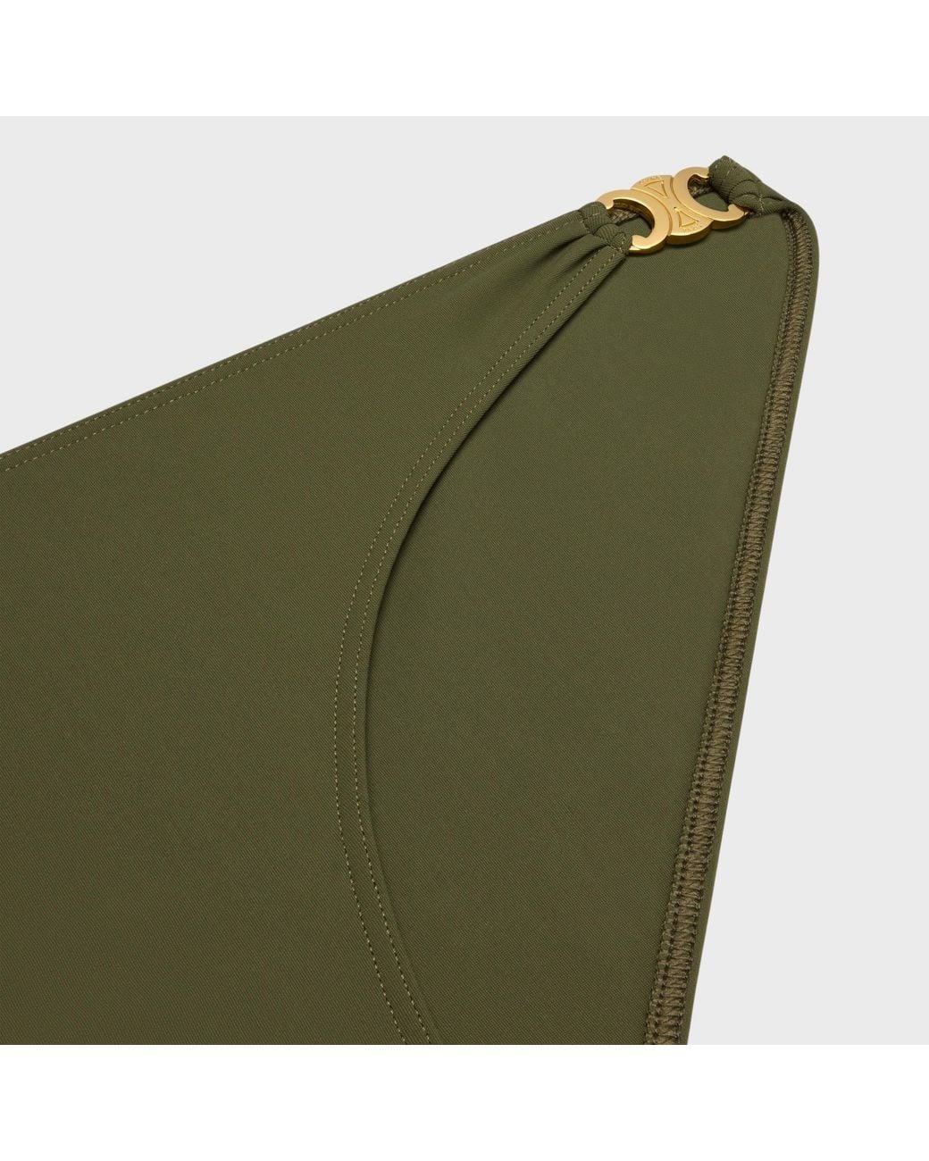 Céline Green Triomphe Swimsuit Bottom
