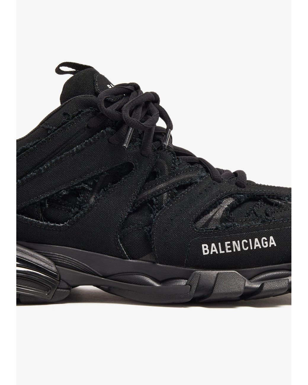Balenciaga Black Track Low-Top Sneakers for men