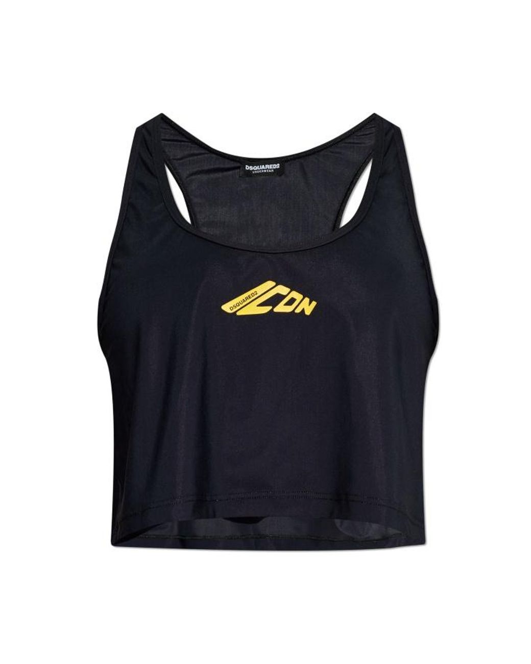 DSquared² Blue Icon Printed Tank Top