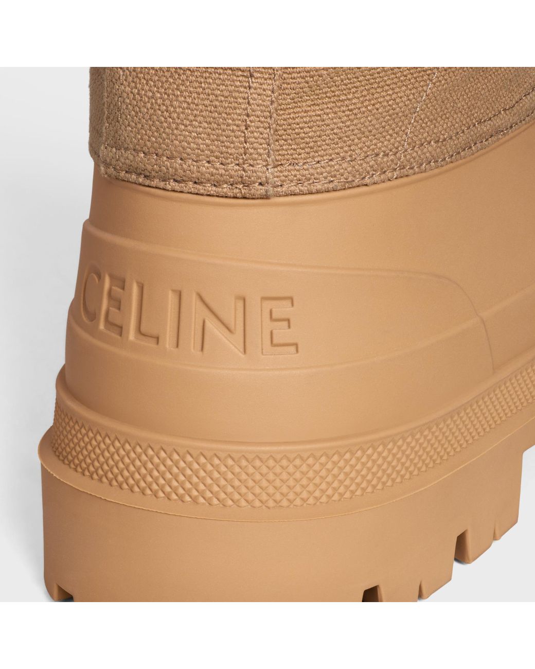 Céline Natural Riley Lace-Up Boot