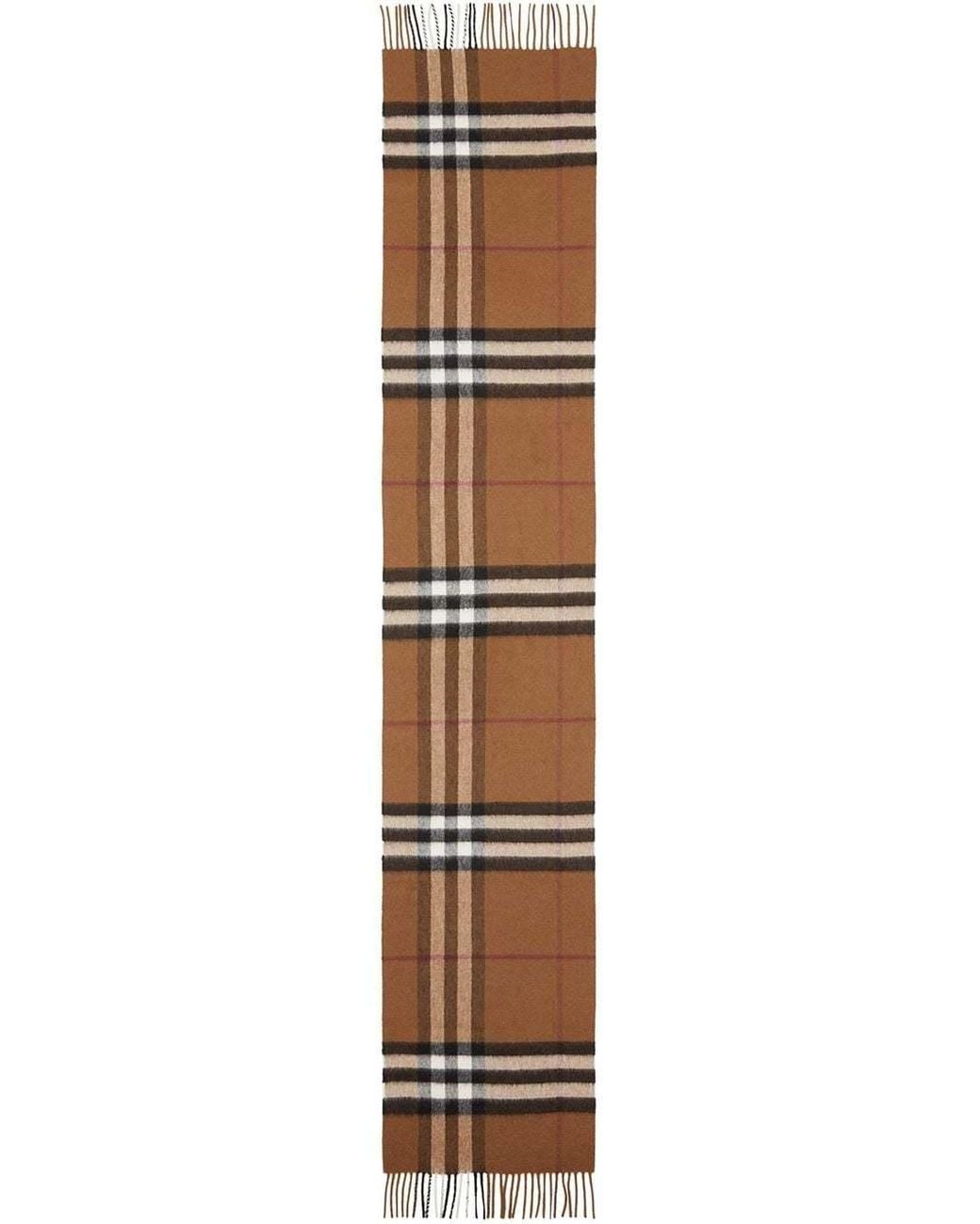 Burberry Brown The Classic Checked Scarf for men