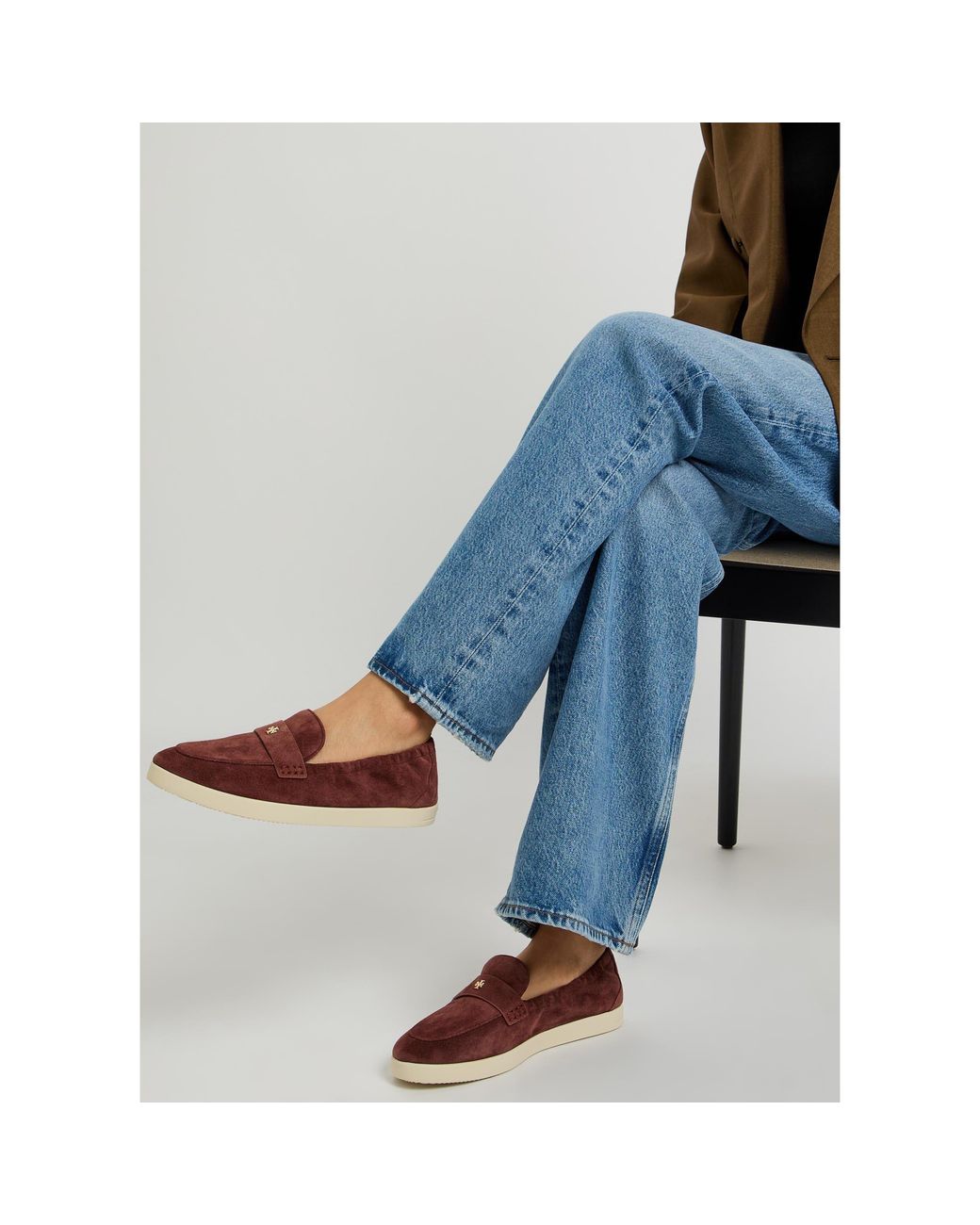 Tory Burch Brown Casual Flat Shoes
