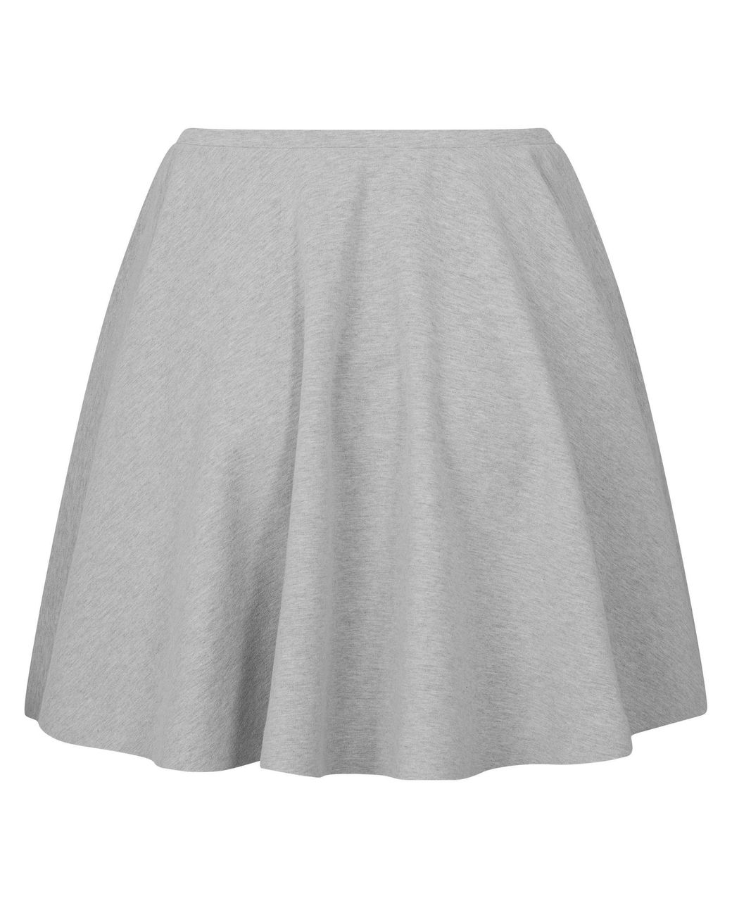 Norma Kamali Gray Flared Mini Skirt