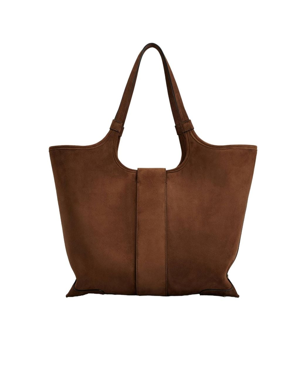 Roger Vivier Brown Logo-Engraved Tote Bag