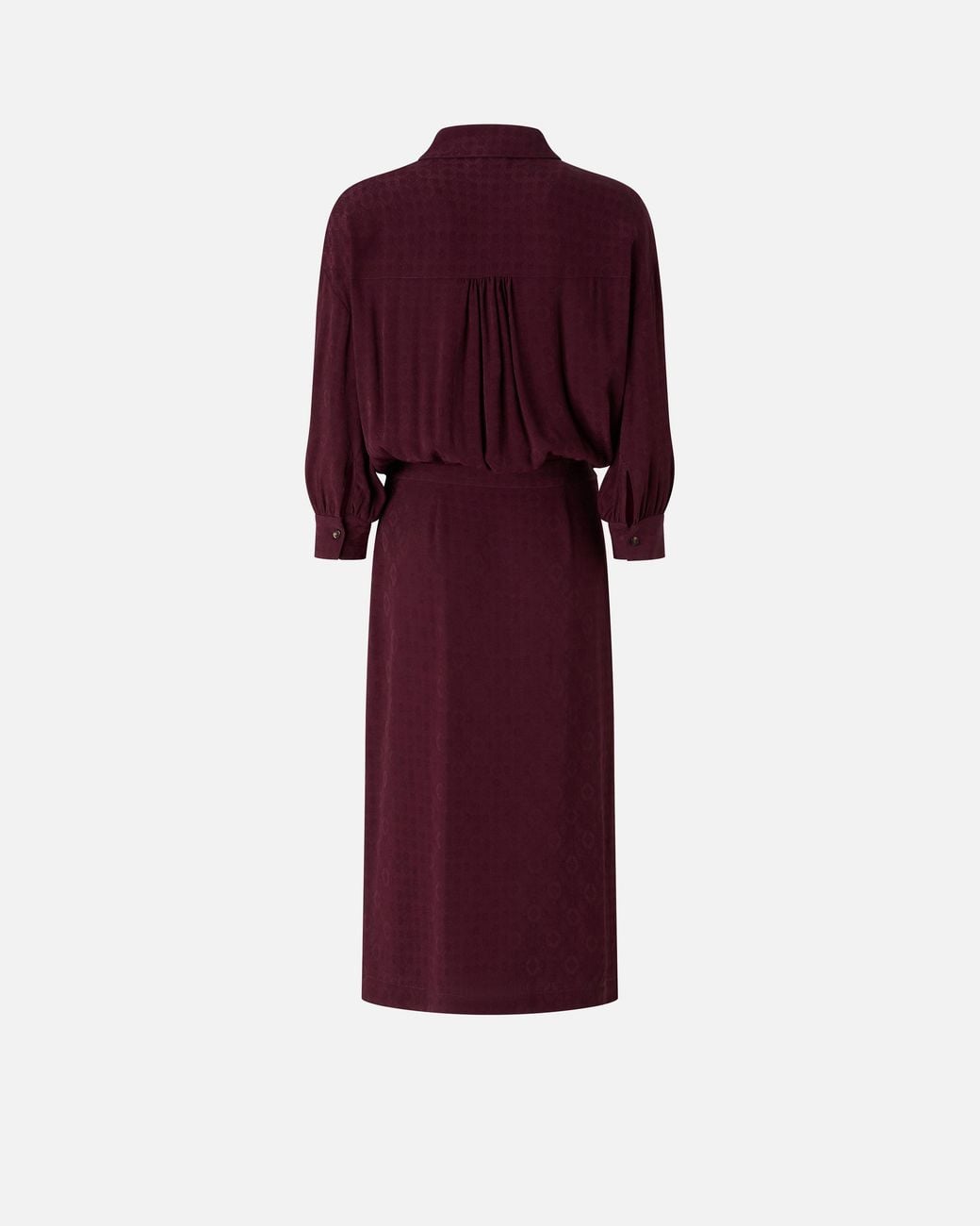 Pinko Purple Belted Shirt Dress