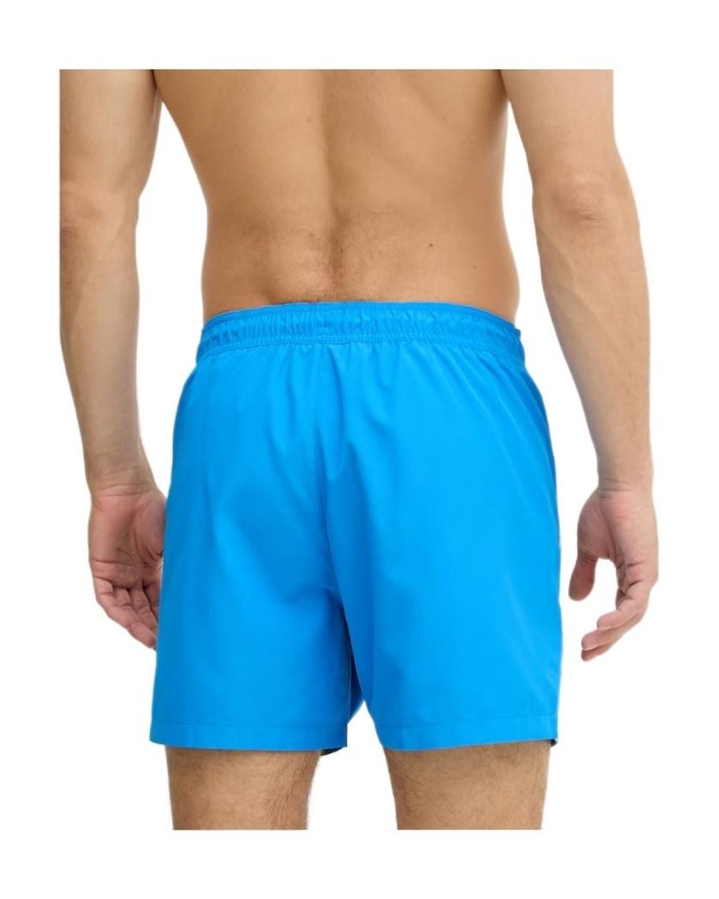Emporio Armani Blue Drawstring Swim Trunks for men