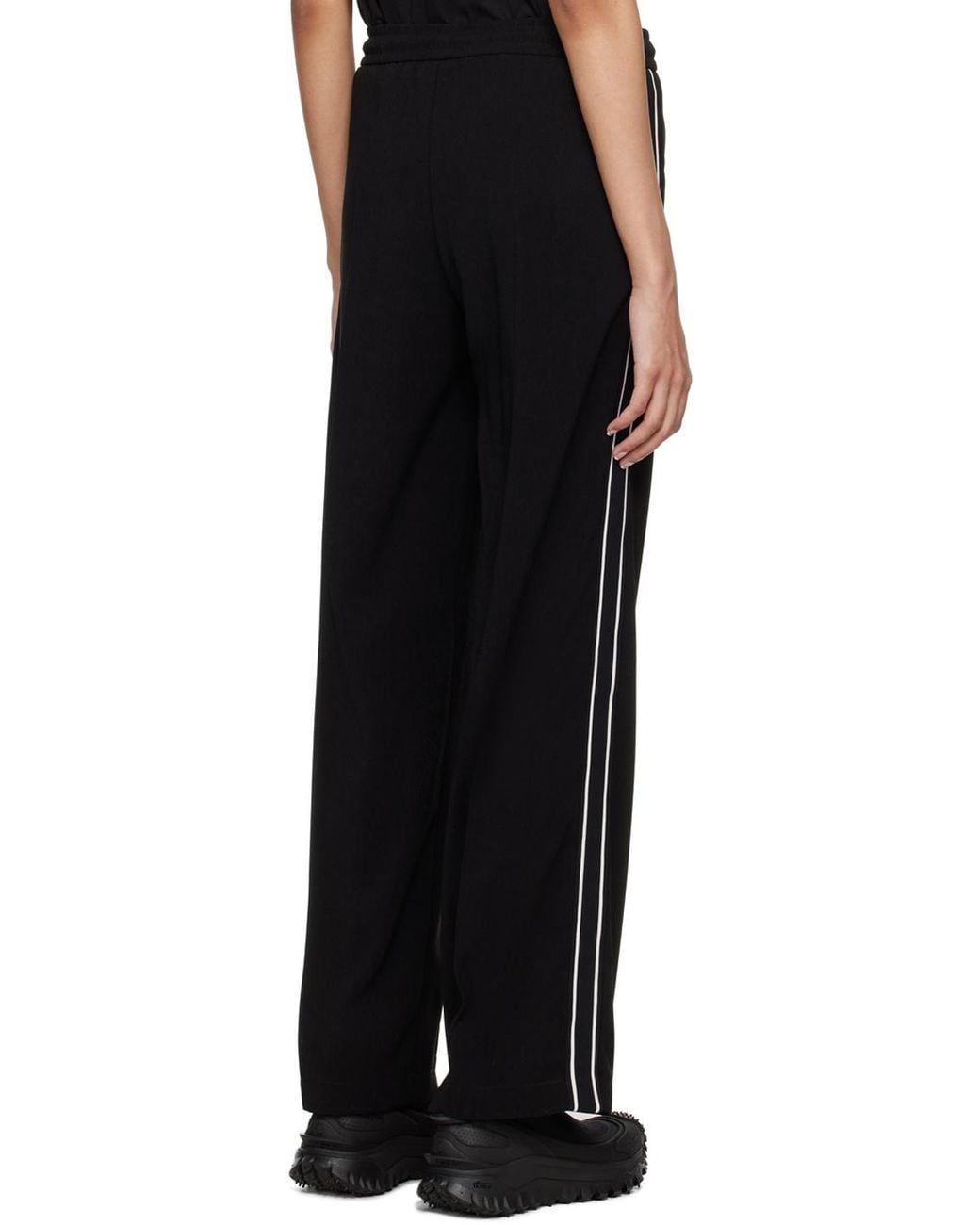 Moncler Black Logo Detailed Track Pants