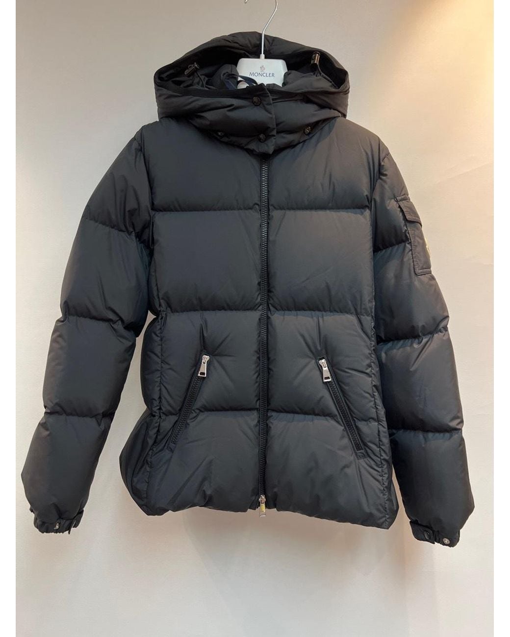 Moncler Black Fourmines Zip-Up Hooded Jacket