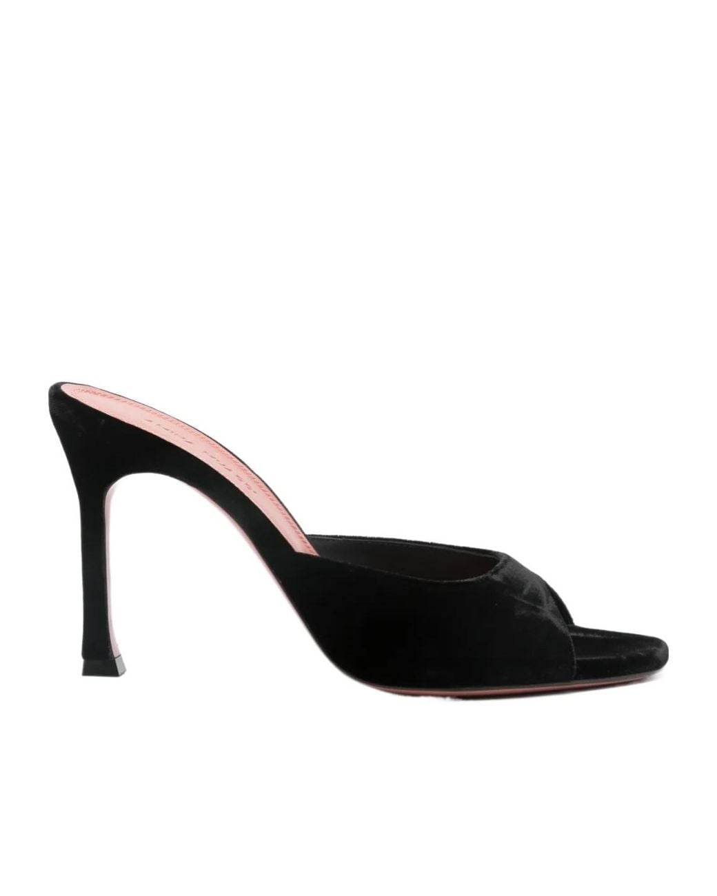 AMINA MUADDI Black Alexa High-Heel Mules