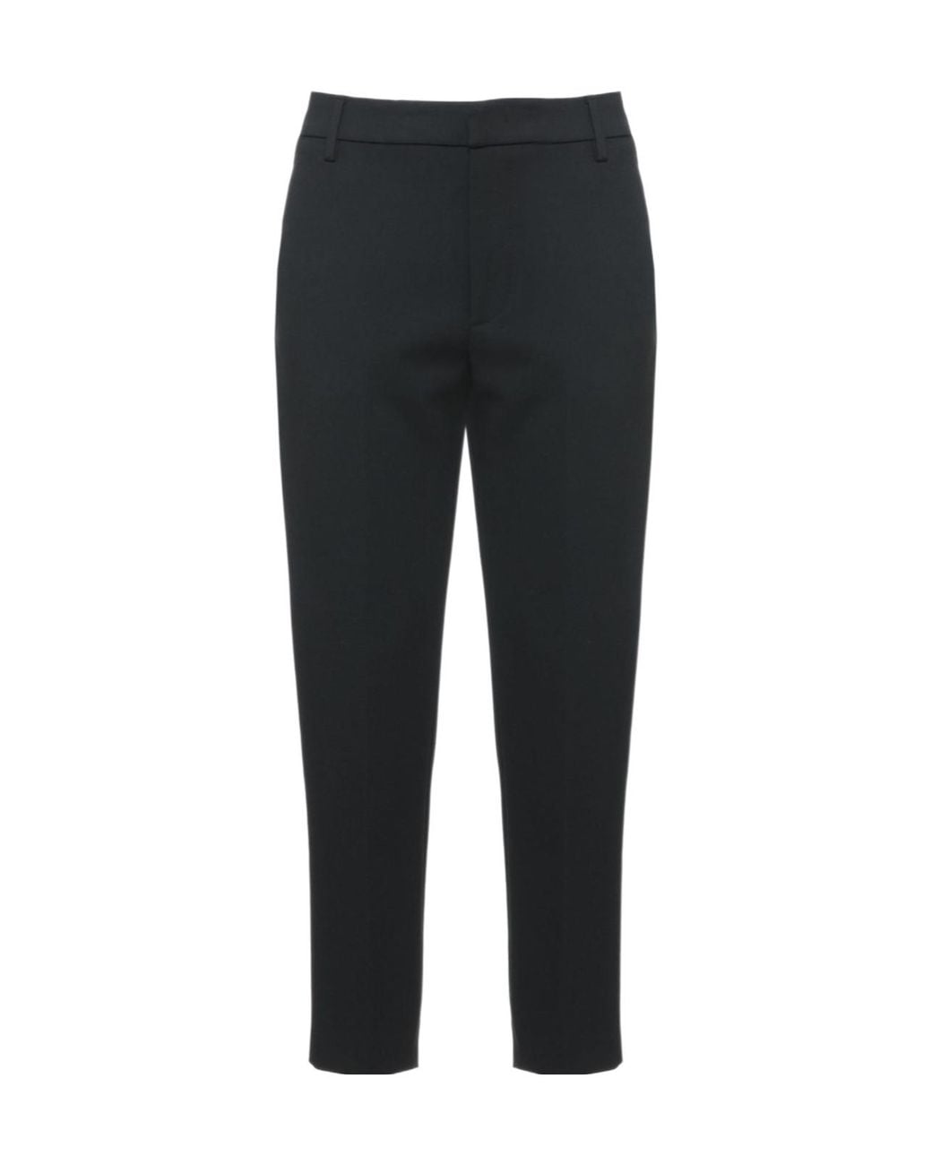 Dondup Black Tailored Cropped Pants