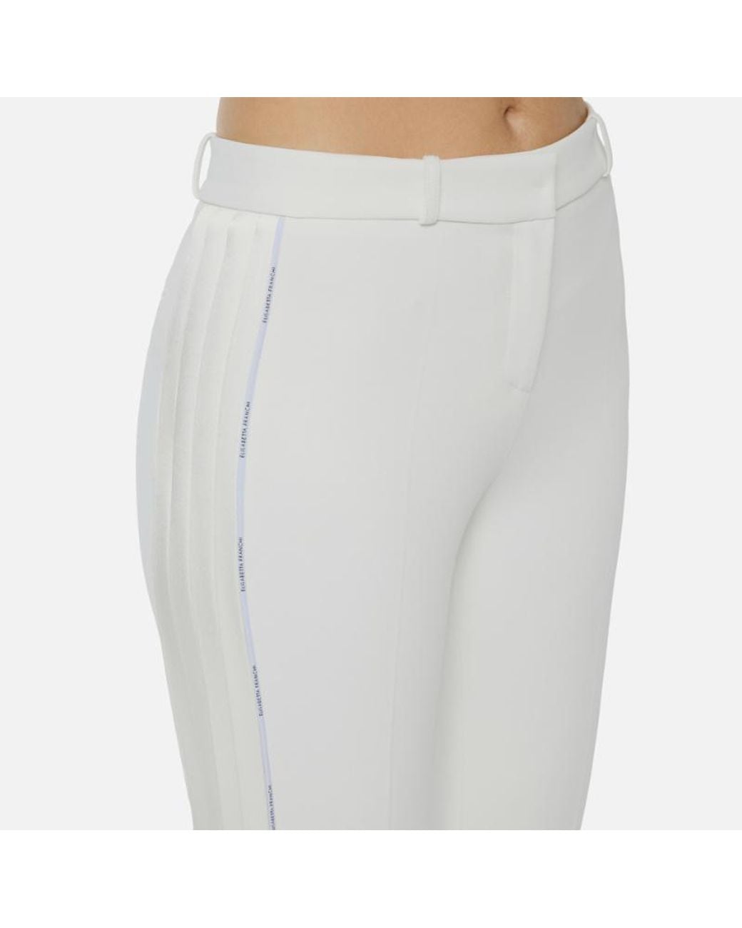 Elisabetta Franchi White Trousers