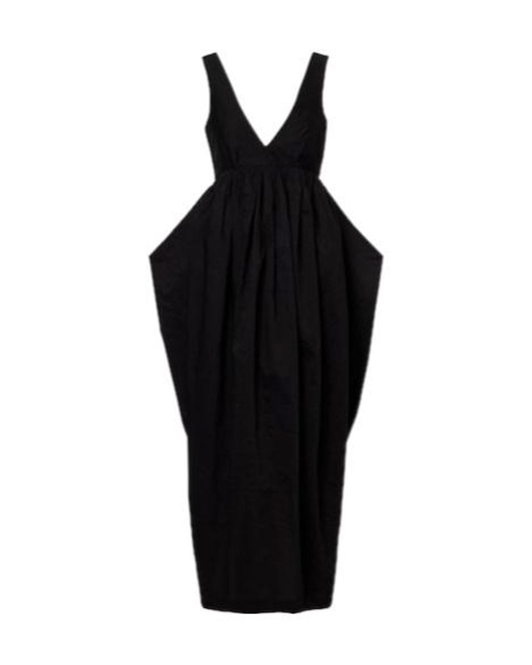 Rohe Black Cotton-Blend Maxi Dress