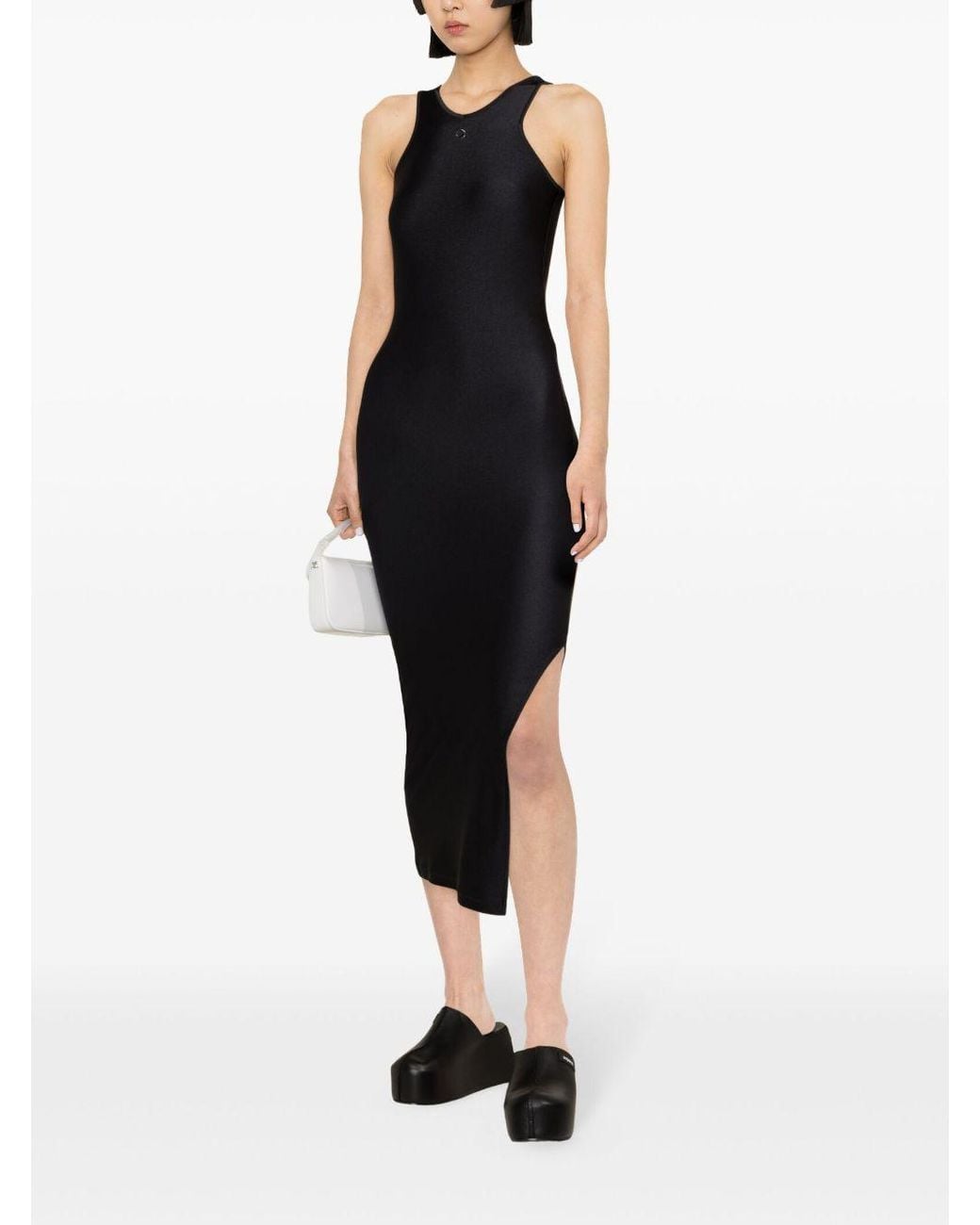 Coperni Black Sleeveless Midi Dress