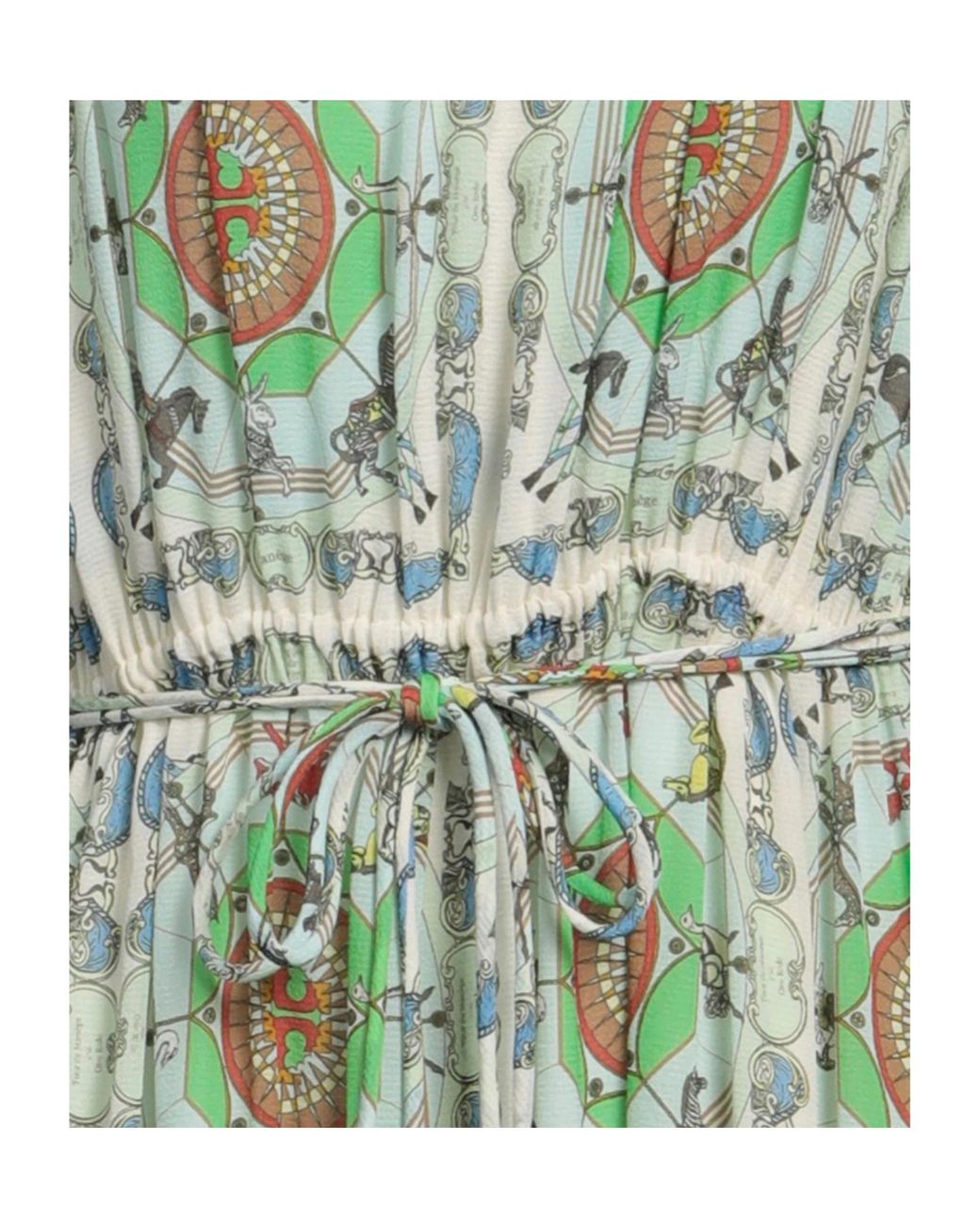 Tory Burch Green Short-Sleeve Dress