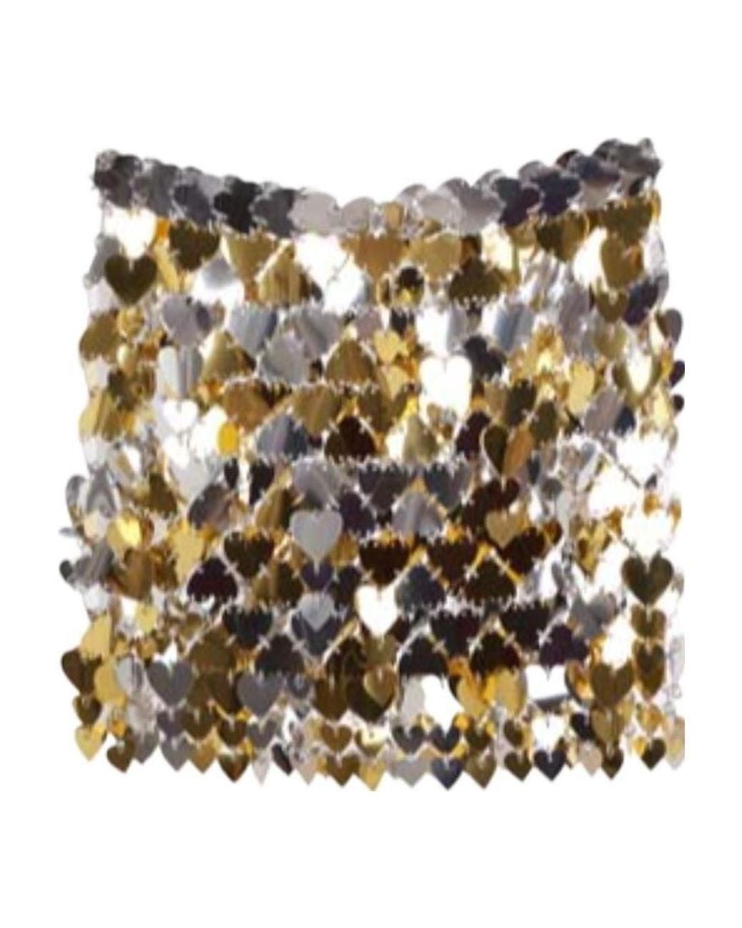 Rabanne Metallic Paillette Detailed Mini Skirt