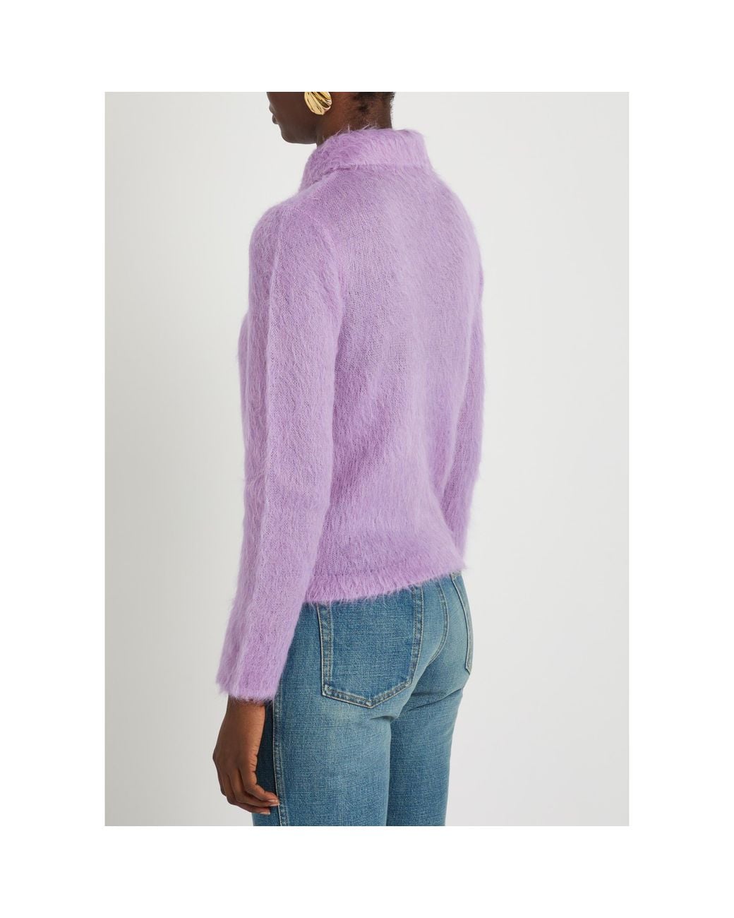 Chloé Purple Lapel Top