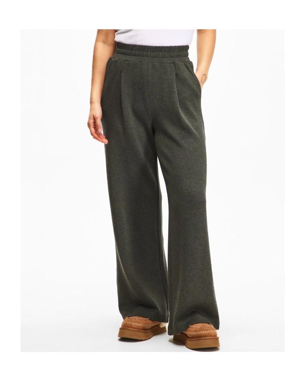 Varley Green Extra Wide Leg Pant