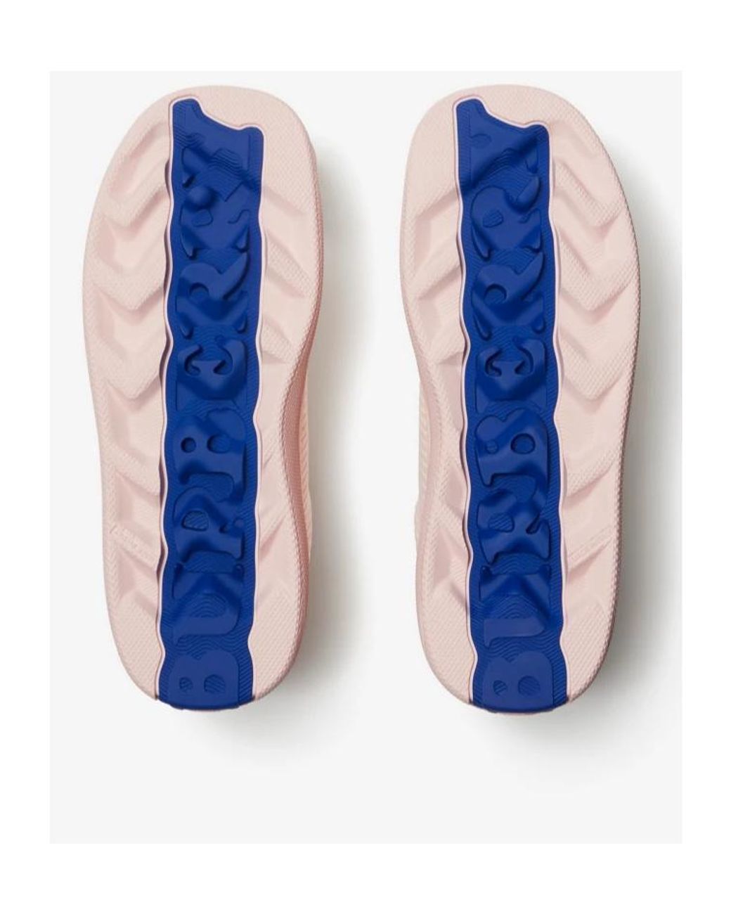Burberry Pink Box Checked Low-Top Sneakers