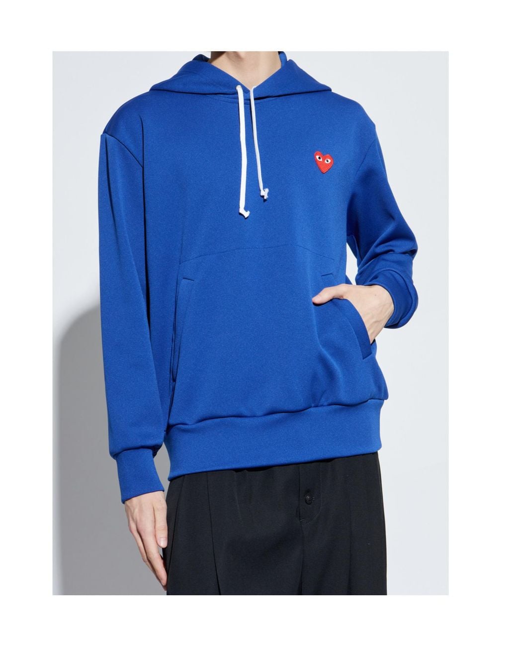 COMME DES GARÇONS PLAY Blue Long Sleeve Sweatshirt for men